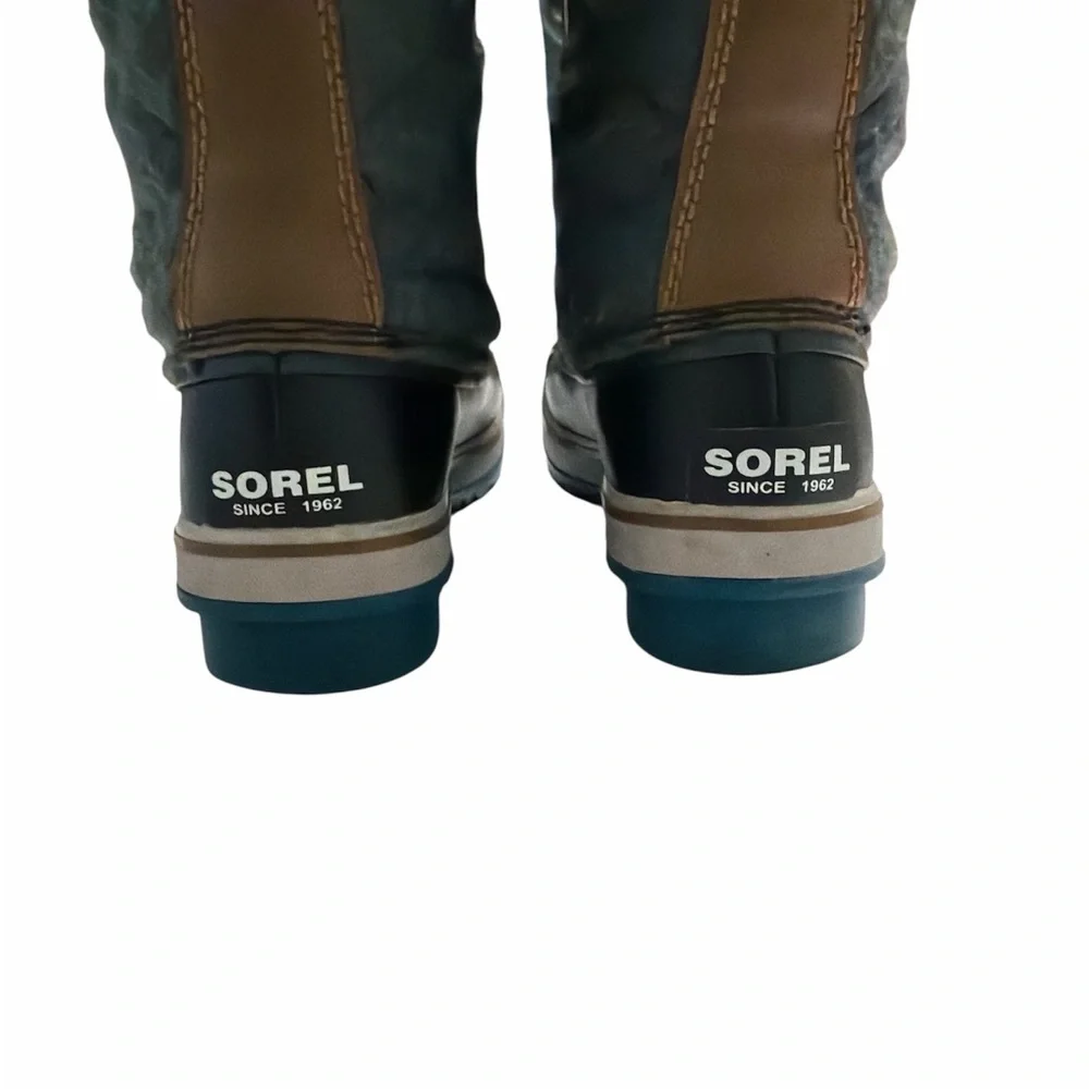 Sorel Tofino II Quilted Felt Waterproof Winter Boots Fur Trim Size 6.5